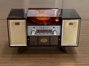  retro furniture style stereo type radio JANIA operation goods 