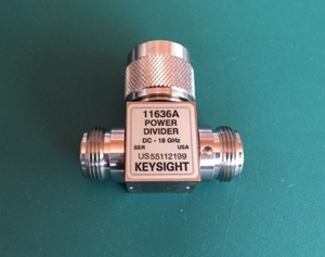 KEYSIGHT 11636AB Power Divider Type-N 50Ω / DC - 18GHz 状態良好 美品