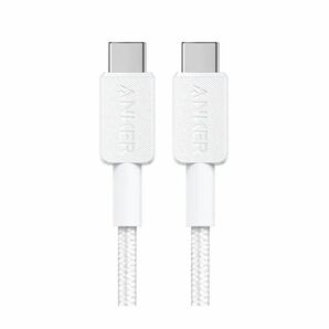 【新品・未開封品】 Anker 322 高耐久ナイロン USB-C to C 1.8m充電ケーブル