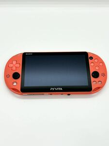 送料無料　PlayStation Vita Wi-Fiモデル pch-2000 ネオンオレンジ 本体のみ