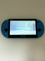 【美品】PlayStation Vita Wi-Fiモデル pch-2000アクアブルー _画像5