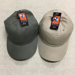新品 ニューハッタン キャップ 帽子 cap レディースメンズ兼用 ベージュ系カーキ オリーブ 2個セット