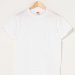 新品 ユナイテッドアスレ 5.6oz ハイクオリティ 無地 半袖Tシャツ ユニセックス 白 ホワイト Mの画像3