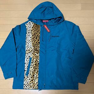 Supreme Cheetah Hooded Station Jacket S シュプリーム レオパード ナイロンジャケット