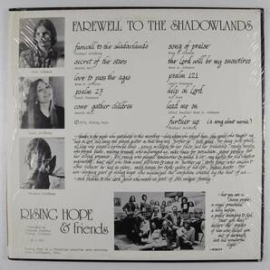 米Orig * RISING HOPE * Farewell To The Shadowlands * US 自主盤 1975年 男女Vo フォークサイケ郷愁アコースティック 美品!! の画像2