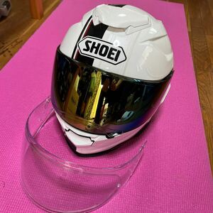 ◆SHOEI GT-Air Ⅱ REDUX TC-6 フルフェイス XL(61)サイズ USED品◆2019.6.19 メロースモークミラーシールド クリアシールドつき