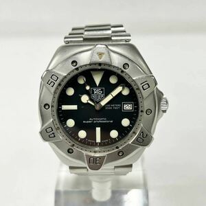 TAG HEUER 840.006 Super Professional 1000m Automatic Black Diver タグホイヤー スーパープロフェッショナル オートマ ダイバー 