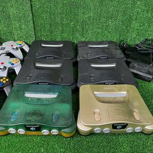 18@任天堂 NINTENDO64 NUS-001本体 Nintendo コントローラー NUS-005等まとめて 通電のみ確認済み 中古ジャンクの画像3