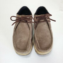 極美品◆Padmore&Barnes パドモア ＆ バーンズ × LENO(リノ)別注 スエードレザー ワラビーシューズ モカシン レディース(UK3■22.5cm)_画像2