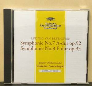 フルトヴェングラー　ベルリンフィル　　ベートーヴェン交響曲第7番、8番　　1953　