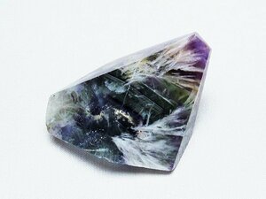 銀座東道◆天然石最高級品エンジェルフェザー フローライト 原石[T41-1540]