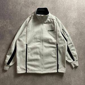 90s リーボック Reebok グレー ジャージ トラックジャケット Mサイズ 相当