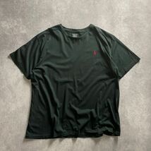 ポロラルフローレン ブラック 刺繍ロゴ 半袖 Tシャツ 2XLサイズ_画像1