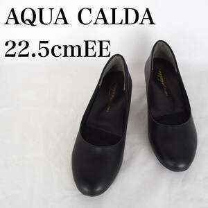 MK5689*AQUA CALDA*アクアカルダ*レディースパンプス*22.5cmEE*黒