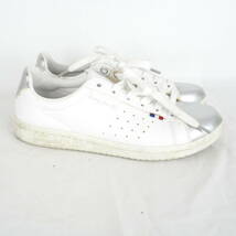 MK5863*le coq sportif*ルコックスポルティフ*レディーススニーカー*US6-23.5cm*白_画像5