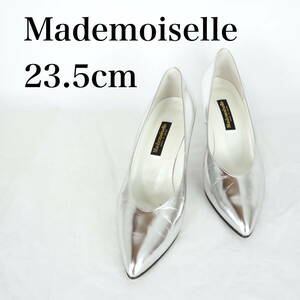 MK6033*Mademoiselle*レディースパンプス*23.5cm*シルバー