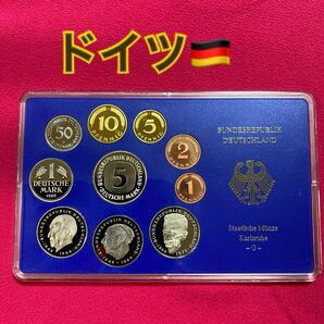 希少 1986年 貨幣ミントセット マルクペニー カールスルーエ州造幣局 G