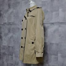 美品 L バーバリー トレンチコート ベージュ 大判 ノバチェック 日本製 BURBERRY 大きいサイズ 40 メガチェック ノヴァチェック スプリング_画像3