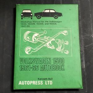 VOLKSWAGEN 1500 1961-66 AUTOBOOK AUTOPRESS LTD Volkswagen авто книжка авто Press обслуживание manual 