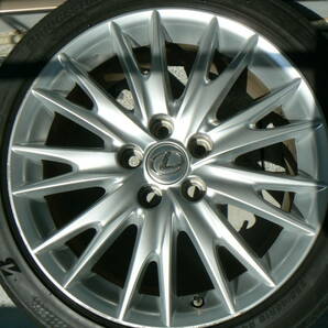 レクサス ＬＥＸＵＳ 純正のタイヤ・ホイール4本 235/45R 18インチ インセット45 PCD114.3 5穴 中古の画像3