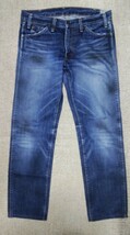 ◎名作・貴重◎LVC LEVI'Sリーバイス68606 USED加工ローライズカスタマイズスリムフィットデニム W32(86cm) オレンジタブ BIG-E 日本製 _画像2