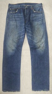 ◎ほぼ未使用◎雰囲気抜群◎人気サイズ◎Levi'sリーバイス501ビンテージUSED加工デニム W34(88cm) フィリピン製 501XX