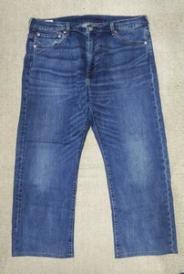 ◎美品◎ビッグサイズ◎Levi's PREMIUMリーバイス569 USED加工ワイドストレートストレッチデニム W36 (102cm) 裾上げ済