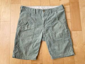 visvim SCOUT SHORTS(CORDUROY)GREENサイズ3 泥染　藍染中村ヒロキICT FIL