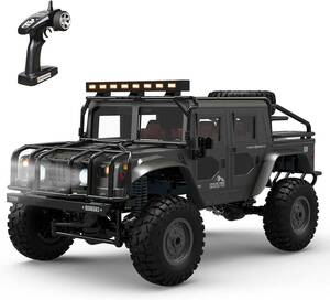 [Неокрытый, поставляемый голым пакетом] Carox Hummer H1 Style 4WD Жизненный водонепроницаемый радиоуправление (около 20 км/ч примерно 1/12, 7,4V650MAH аккумулятор со светом)