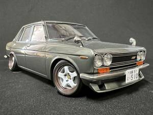 ハセガワ 1/24 日産 ブルーバード510 完成品 