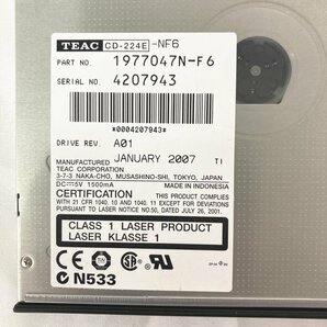 TEAC CD-224E ノートPC用CD-ROMドライブ ATAPI接続 新品 バルクの画像3