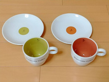 ■ STARBUCKS COFFEE(スターバックス) カップ＆ソーサー ２客セット ■_画像2