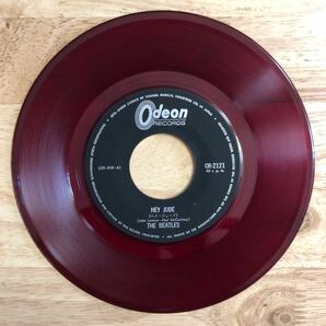 EP 赤盤 THE BEATLES ザ・ビートルズ/HEY JUDE c/w REVOLUTION ヘイ・ジュード レボリューション[ジャケット:CS付き:Odeon OR-2121]の画像4