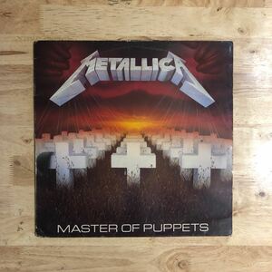 LP THRASH~HEAVY METAL!! METALLICA/MASTER OF PUPPETS[UK original : first year '86 year PRESS:Music For NATIONS MFN 60: inner *s Lee vu attaching ]