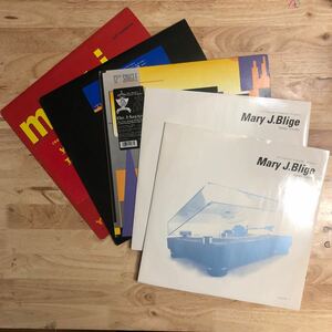LP MARY J. BLIGE メアリー・J. ブライジ 12インチ・シングル5枚セット!! BE HAPPY：YOU DON'T HAVE TO WORRY：DEEP INSIDE(POMO) etc...