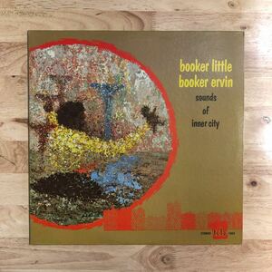 LP MAL WALDRON参加 BOOKER LITTLE & BOOKER ERVIN/SOUNDS OF INNER CITY[US盤:'70年PRESS(初版'60年):元々のスリーヴ:TEDDY CHARLES(vib)]