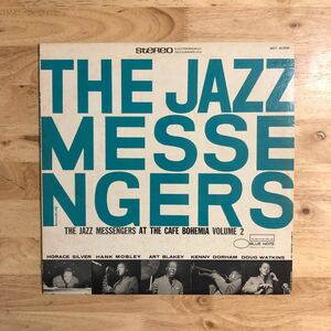 LP ART BLAKEY & THE JAZZ MESSENGERS/AT THE CAFE BOHEMIA VOLUME 2[US盤:'72年PRESS:青白UAラベル:BLUE NOTE BST81579:元々の紙スリーヴ]