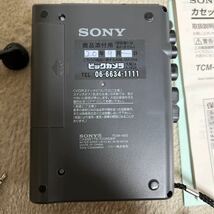 SONY ソニー カセットレコーダー TCM-400 動作品_画像4