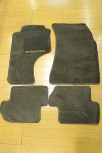 240SX S13 US original floor mat carpet Brown new goods 1989 year NISSAN 999E2-S9000BR out of print goods valuable 