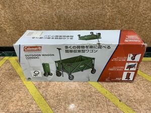 Coleman コールマン アウトドアワゴン（グリーン） 荷重100kg キャリーカート キャンプ 