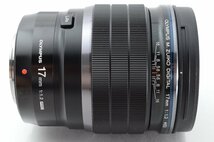 #B046 ★超美品！★OLYMPUS M.ZUIKO DIGITAL ED 17mm F1.2 PRO オリンパス プロ_画像6