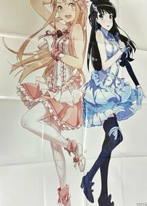 非売品　ソードアート・オンライン　魔法科高校の劣等生　アスナ＆深雪　特大ポスター