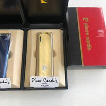 【未使用品】3個セット　ピエールカルダン　pierre cardin ヴィンテージ　ガスライター 喫煙具 _画像4