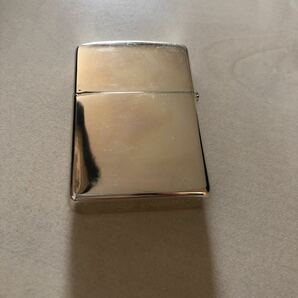 【未使用品】オイルライター ジッポ Zippo ヴィンテージ レア GENUINE/WINDPROOF CARA COAT ゴールドシルバー XI made in USA 1995年の画像3