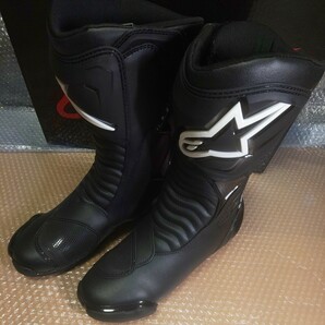 アルパインスターズ レーシングブーツ alpinestars SMX S US9.5 EUR44 JPN28.5 未使用品 室内試し履きのみ ブラックの画像2