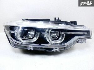 BMW 純正 F30 F31 3シリーズ 後期 LED ヘッドライト ライト 右 右側 運転席側 右ハンドル 7419632-07 1LX 012.102-54 即納 棚R-5