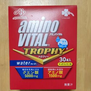 アミノバイタルトロフィーウォーター すっきりレモン味 500mL用 (15g×30本) クエン酸5000mgアミノ酸1500mg