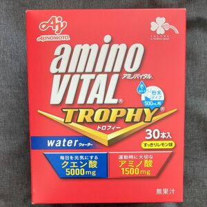 アミノバイタルトロフィーウォーター すっきりレモン味 500mL用 (15g×30本) クエン酸5000mgアミノ酸1500mg