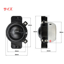 某有名ブランド ハイエンドツイーターユニット1インチ(25mm) 4Ω[スピーカー自作/DIYオーディオ]在庫少_画像3