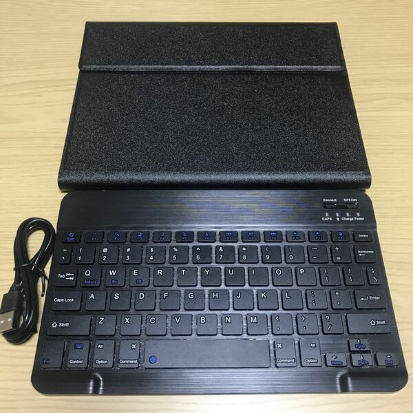 ワイヤレスBluetoothキーボード 2023年進級版 iPad9 取り外し可能 ケース付き 日本語説明書付き　タブレット コンピューター